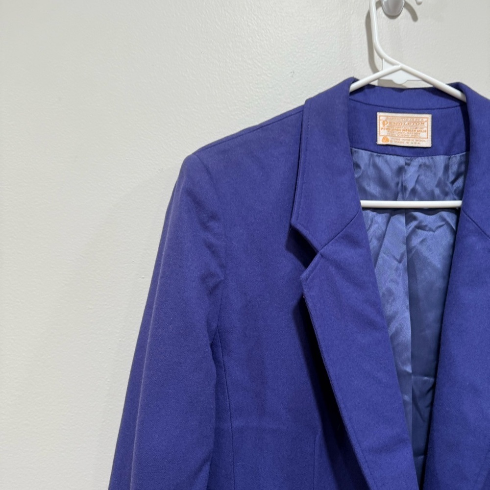 Pendleton vintage wool blazer 14 - Picture 4 of 8